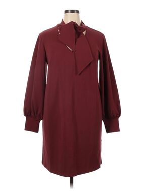 Eloquii Tie-Neck Shift Dress